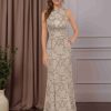 Trumpet/Mermaid Halter Neck Sleeveless Floor-Length Mother of the Bride Dresses with Ruched