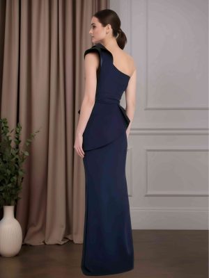 Trumpet/Mermaid One-Shoulder Sleeveless Floor-Length Mother of the Bride Dresses with Ruffles