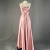 Sweetheart Satin Floor Length Prom Dresses